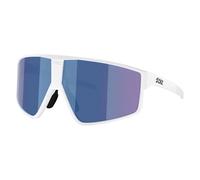 Bliz Lunettes de soleil P002 Blanc – Smoke W Blue Multi – Cat 3 – TU