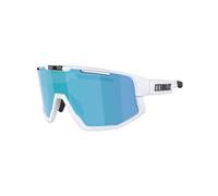 Bliz - Lunettes de soleil polyvalentes - Vision Matt White Smoke W Blue Multi - Blanc Blanc