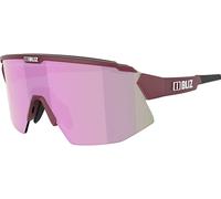 Lunettes Bliz Breeze Small mates avec verres rose clair.