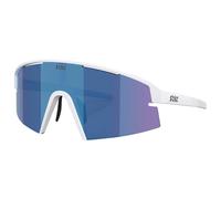 Bliz Lunettes vélo P006 – Blanc mat – Verres Smoke W Blue Multi – Cat. 3