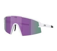 Bliz - P006S Mirror S3 - Lunettes vélo - matte white / smoke / purple mirror