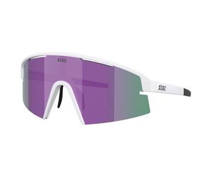 Bliz - P006S Mirror S3 - Lunettes vélo - matte white / smoke / purple mirror