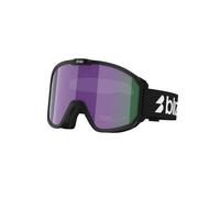 Bliz - Masque de ski - Rave Matte Black Brown w/ Purple Multi en Silicone - Noir Noir