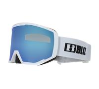 Bliz Ski Lunettes Spark ZG8005-0100 Blanc Fumée Bleu