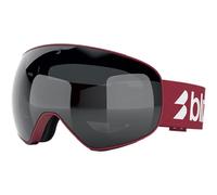 Bliz Unisex Floz Skibrille, matte burgundy-smoke w silver, OneSize