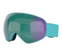 Bliz Unisex Floz Skibrille, matte turquoise-brown w green, OneSize