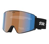 Bliz Unisex G001s Skibrille, matte black-n_o_n orange - blu, OneSize