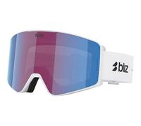 Bliz Unisex G001s Skibrille, matte white-n_o_n violet - blu, OneSize