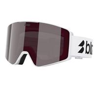 Bliz Unisex G001s Skibrille, matte white-pink w silver mirr, OneSize