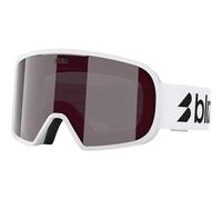 Bliz Unisex G002 Skibrille, matte white-pink w silver mirr, OneSize