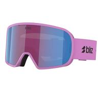 Bliz Unisex G002s Skibrille, matte pink-n_o_n violet - blue, OneSize