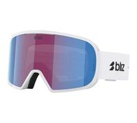 Bliz Unisex G002s Skibrille, matte white-n_o_n violet - blu, OneSize