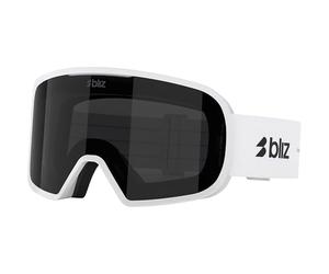 Bliz Unisex G002s Skibrille, matte white-smoke, OneSize