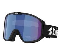Bliz Unisex Rave Skibrille, matt black-white logo-light or, OneSize