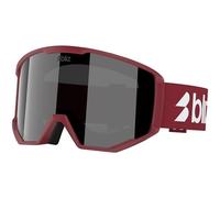 Bliz Unisex Spark Skibrille, matte burgundy-smoke w silver, OneSize