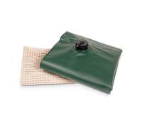 blizz-z Réservoir d’Eau pour brouette, 80 litres, Vert, 90x70cm | 1 pièce | Réservoir d’eau mobile, pliable, avec tapis antidérapant et goulot avec bouchon | pour le jardin, le camping, l’écurie