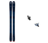Blizzard - Fixations de ski de randonnée - Pack Zero G 085 Bleu 2025 en Aluminium Bleu 164 cm,150 cm