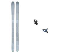 Blizzard - Fixations de ski de randonnée - Pack Zero G 085 W Gris Froid/Sarcelle 2025 en Aluminium Gris 150 cm,157 cm,164 cm,171 cm,178 cm