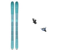Blizzard - Fixations de ski de randonnée - Pack Zero G 095 W Bleu Clair 2025 en Aluminium Bleu 157 cm,164 cm,185 cm