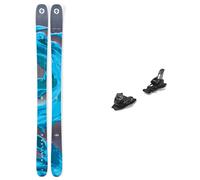 Blizzard - Fixations de ski freeride/freestyle - Pack Rustler 10 2026 - Bleu Bleu 168 cm,192 cm,174 cm,180 cm