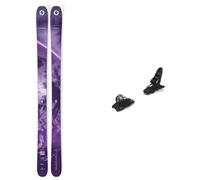 Blizzard - Packs (skis + fix) - Skis freeride - Pack Anomaly 102 2027 pour Homme en Bois - Violet Violet 176 cm,182 cm,188 cm