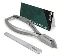 Blizzard Pince à Ongles Professionnelle Ongles Épais et Incarnés - Coupe-Ongles Pieds Acier Inox - Seniors et Hommes - Idéal Pédicure et Soin des Pieds - Qualité Podologie - 14.5cm Mors Obliques