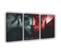 BLJKHTGG Hellblade Senua's Sacrifice Poster sur toile Motif jeu vidéo 60 x 90 cm