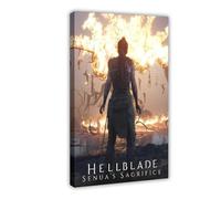 BLJKHTGG Hellblade Senua's Sacrifice Poster sur toile pour décoration de chambre à coucher 60 x 90 cm