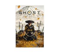 BLJKHTGG Poster Ghost of Yotei sur toile pour décoration de chambre à coucher 50 x 75 cm