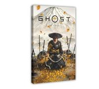 BLJKHTGG Poster Ghost of Yotei sur toile pour décoration de chambre à coucher, cadeau 30 x 45 cm