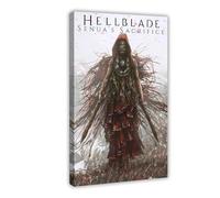 BLJKHTGG Poster Hellblade Senua's Sacrifice Game #1 sur toile - Art mural - 30 x 45 cm