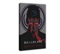 BLJKHTGG Poster Hellblade Senua's Sacrifice - Jeu vidéo #1 - Impression sur toile - 30 x 45 cm