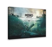 BLJKHTGG Poster Metro Exodus - Jeu vidéo - Cadeau pour petit ami - Impression sur toile - 40 x 60 cm
