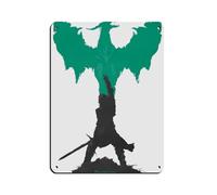 BLJKHTGG Poster rétro en métal avec inscription Dragon Age Inquisition Gaming - Décoration murale - 30 x 40 cm