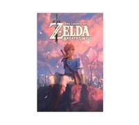 BLJKHTGG Poster Zelda Breath of The Wild - Décoration de salle de jeu vidéo - Impression sur toile - 60 x 90 cm