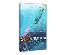 BLJKHTGG Subnautica Poster sur toile représentant un jeu vidéo - Cadeau unique pour les joueurs - Décoration de chambre à coucher - 30 x 45 cm