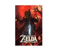 BLJKHTGG Zelda Breath of The Wild Poster sur toile pour chambre à coucher, décoration paysagère, cadeau 60 x 90 cm