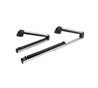 BLKCVDH Lot de 2 Barres de Toit for Skis et Snowboards en Alliage d'aluminium