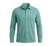 Bl'ker - Hartford Jersey Shirt - Homme - Chemises - Bleu - Taille: M