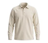 Bl'ker - Polo Manches Longues Interlock 3 Boutons Burlington - Homme - Tops - Beige - Taille: M