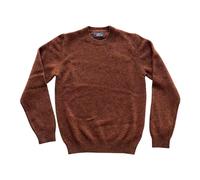 Bl'ker - Pull col rond Shetland - Homme - Pulls - Brun - Taille: M