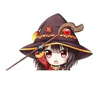 BLKUOPAR 5.1 ''KonoSuba Megumin Peeker Décalcomanie Voiture Pare-chocs Fenêtre Autocollants Mode Impression Personnalisée Graffiti Autocollant