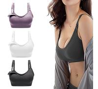 Bllatta Soutien-Gorge d'allaitement Brassière spécial maternité sans Armatures Uni Femme