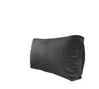 Blleshelfl Oreiller antidérapant pour Chaise Longue, Appui-tête pour canapé, Rembourrage Confortable, Coussin Dorsal Ergonomique pour Le Bureau et Le Jardin (Noir)