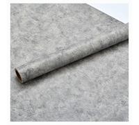 BLLMTEAR Film Adhésif Gris Structure en Béton Motif Ciment 3D Papier de Contact Vintage Autocollant Décoratif en Vinyle Autocollant Imperméable Résistant à l'huile-Amovible(6,40x500cm)