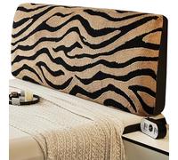 BLLMTEAR Housses de Tête de Lit en Peluche Stretch Lavables - Protection Antipoussière pour Lits Simples, Doubles et King(#6,120cm/47in)