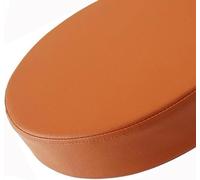 BLLMTEAR Imperméable Coussin de Chaise Rond Exterieur en Polyuréthane Amovible avec Fermeture à Glissière pour Intérieur ou Extérieur, Jardin, Cuisine, Bureau, Salle à Manger(Brown,15.7x2in/40x5cm)