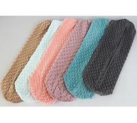 BLLMTEAR Taie d'oreiller Cylindrique en Velvet avec Fermeture Eclair (Housse Uniquement), Housse d'oreiller Cervical Rond Respirant, Lavable(Gray, 20x120cm/8x47in)