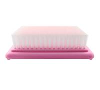 BLLNDX Brosse pour tapis de feutrage - 16 x 11 x 4 cm - En plastique - Rose - Brosse de feutrage - Pour établi de broderie - Outil d'artisanat