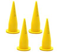 blloocod Buses pour Appâts à Saucisse et Bouillettes - Pistolet à Appâts Coniques pour Carpe - Accessoires Bas de Ligne pour Carpistes- 4*Buses Jaune